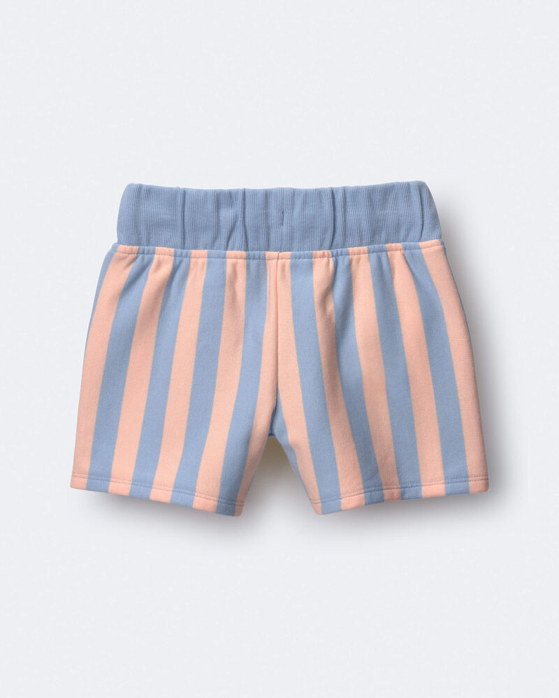 Toddler City Park&trade; Short in Stripes - Blue/Pink, image 5 of 6 slides