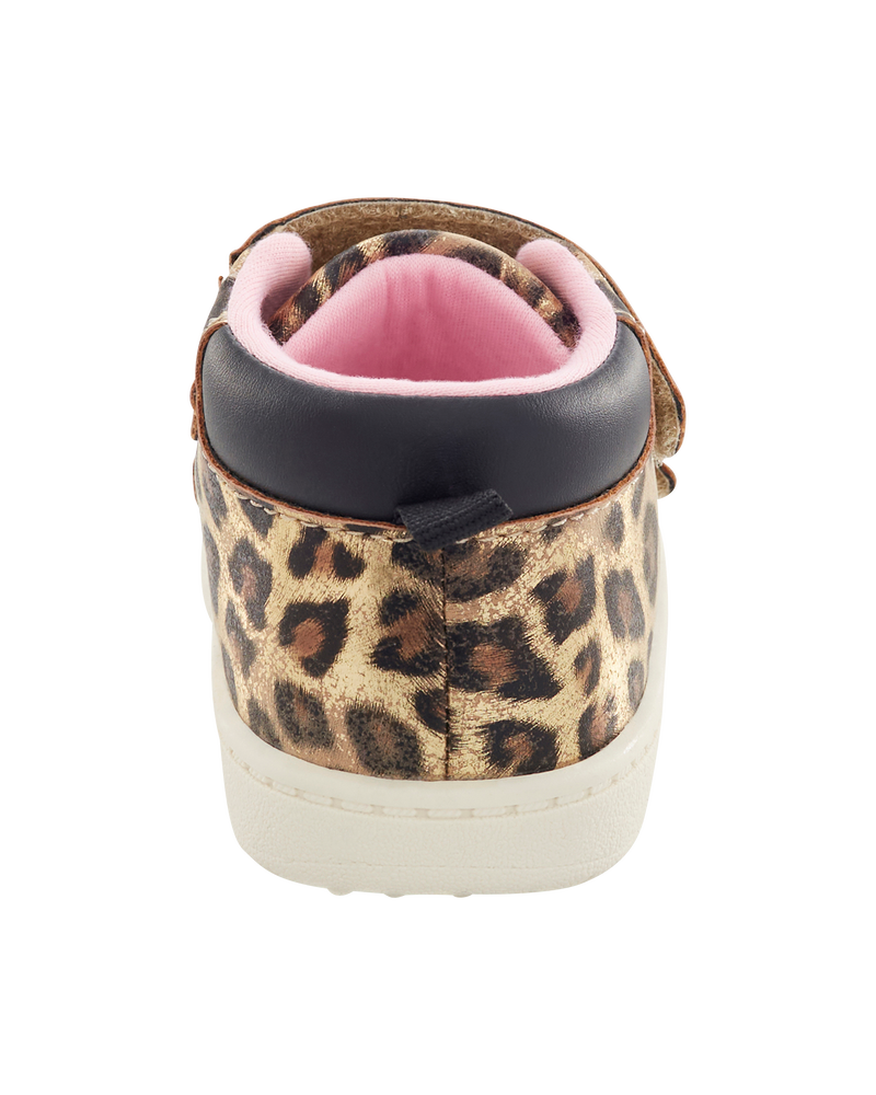  Every Step® First Walker Cheetah Print High-Top Sneakers, image 3 of 7 slides