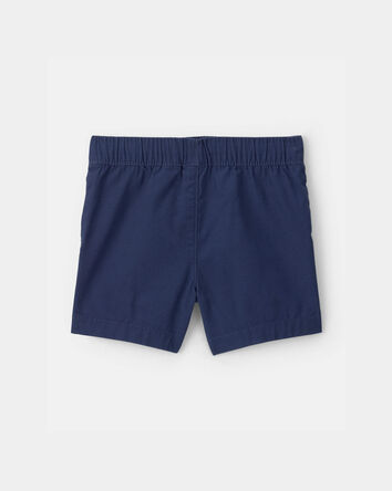 Baby Boy Canvas Shorts - Blue, 