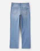 Girls Denim Straight-Leg Jeans - Light Wash, image 2 of 4 slides