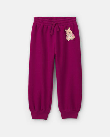 Toddler Girl 2-Piece Winnie the Pooh Top & Pant Set - Burgundy, 