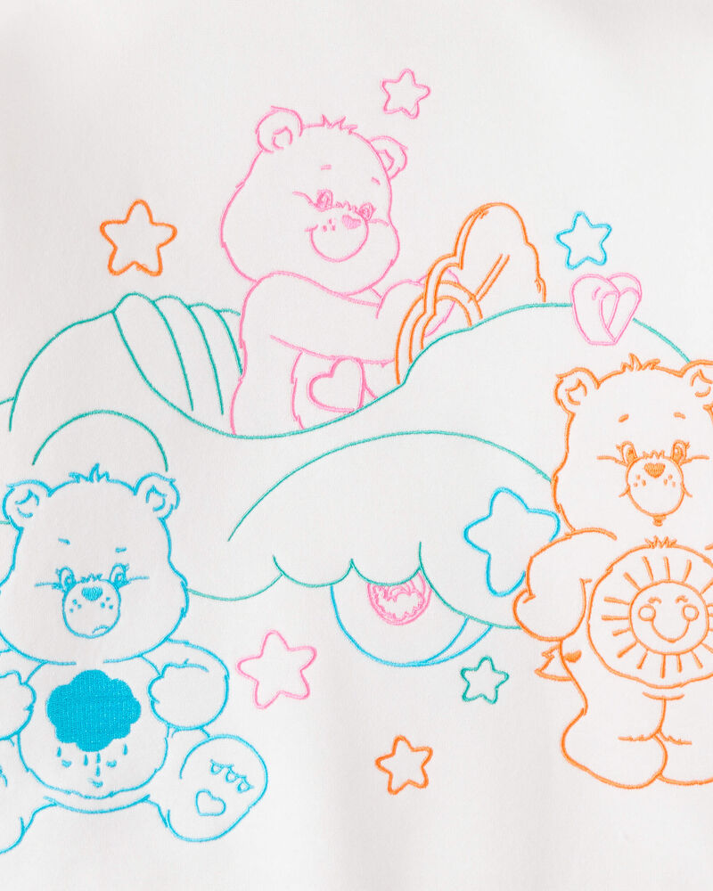 Girls Care Bears Long-Sleeve Pullover Sweatshirt - White, image 4 of 4 slides