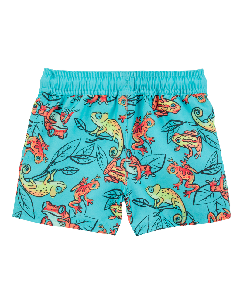 Toddler Boy Iguana Swim Trunks, image 2 of 4 slides