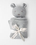 B&eacute;b&eacute; - Doudou ours en coton biologique, image 2 sur 3 diapositives