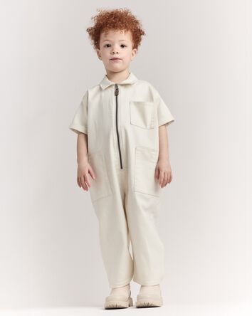 Toddler Day Out™ Jumpsuit - Cream, 