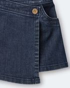 Toddler Girl Asymmetrical Denim Skirt - Blue, image 7 of 7 slides