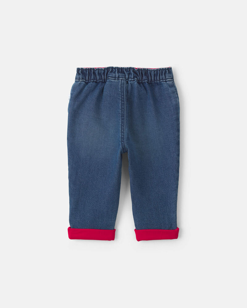 Baby Girl Denim jeans - dark wash, image 2 of 4 slides