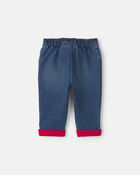 Baby Girl Denim jeans - dark wash, image 2 of 4 slides