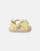 Baby Girl Bow Sandals - Yellow, image 2 of 6 slides