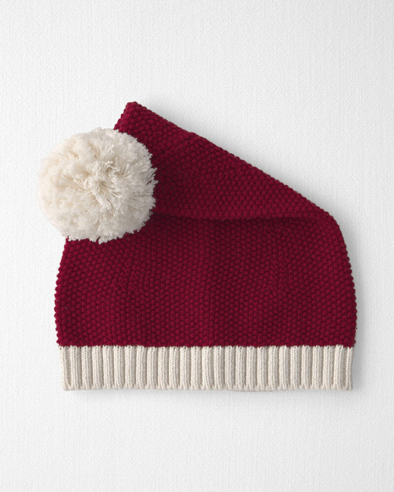 Baby Organic Cotton Santa Hat, image 1 of 2 slides