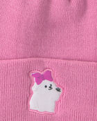 Toute-petit fille - Tuque Bichon Kombi- Rose, image 2 sur 2 diapositives