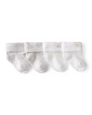 Baby 2-Pack Chick Booties, 