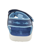 Every Step® First Walker Shark Sandals - Blue, image 3 of 7 slides