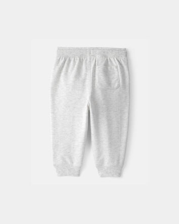 B&eacute;b&eacute; gar&ccedil;on - Pantalon de jogging en jersey bouclette - Gris, 