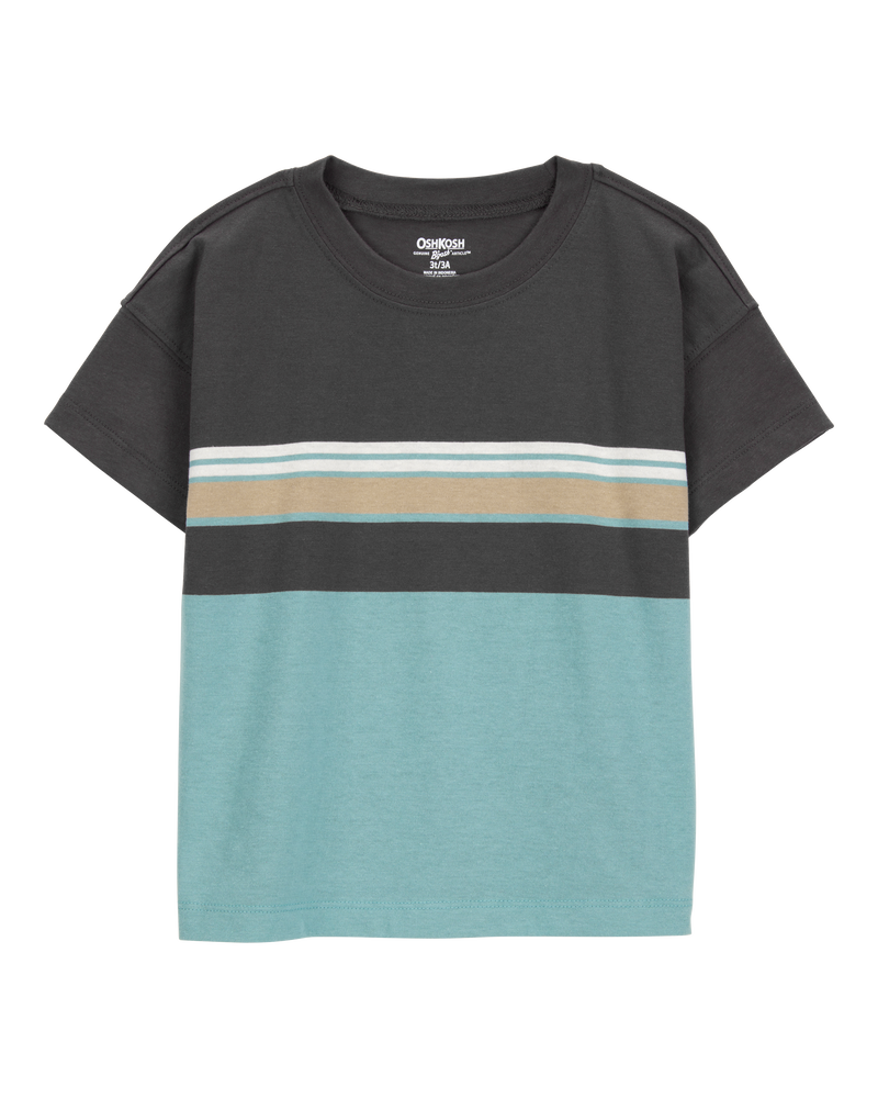 Toddler Short-Sleeve Colour Block Tee, image 1 of 3 slides