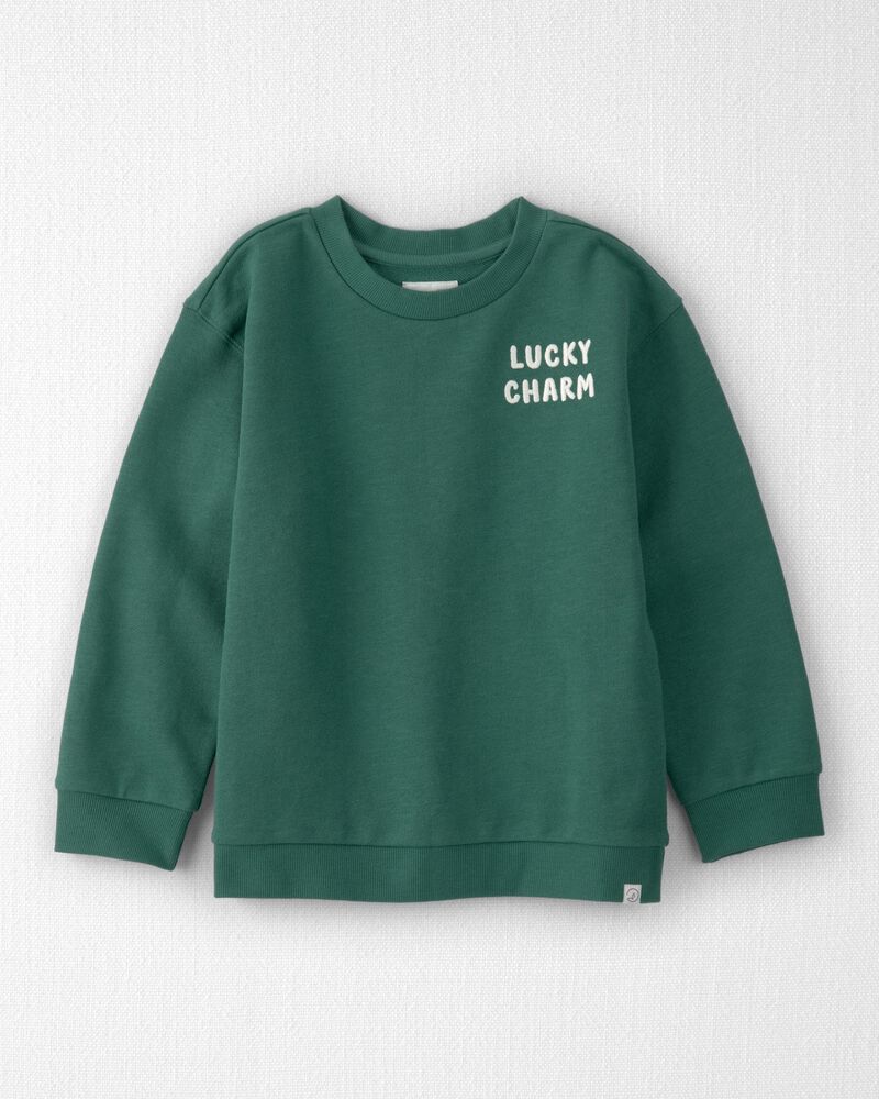 Kid Kid Organic Cotton Lucky Charm Sweatshirt, image 1 of 4 slides