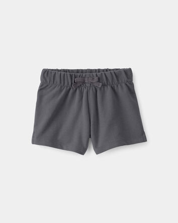 B&eacute;b&eacute; fille - Short en jersey bouclette - Gris, 