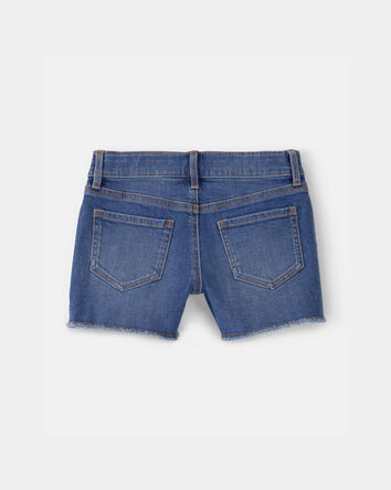 Girls colourblock Denim Shorts - Dark Wash, 