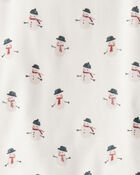 Kid Organic Cotton Snowman Print Pyjamas, image 3 of 4 slides