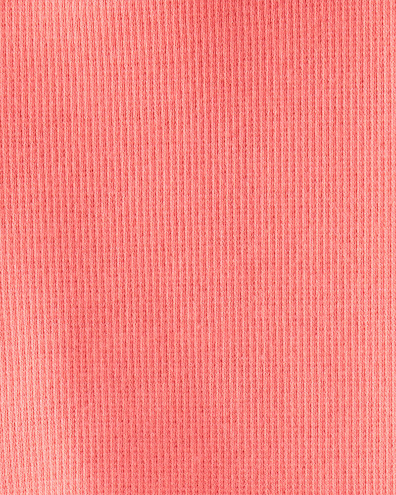 Bébé Ensemble pyjama en tissu côtelé de coton biologique rose, image 3 sur 4 diapositives