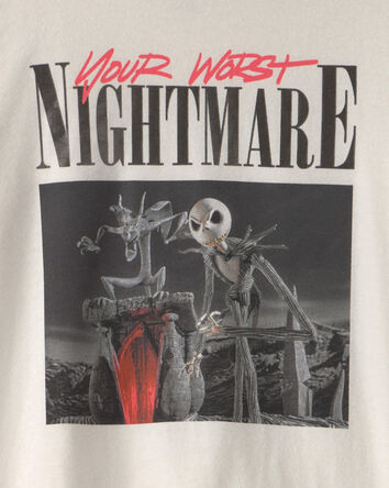 Gar&ccedil;ons - T-shirt d&rsquo;Halloween &agrave; imprim&eacute; L&rsquo;&Eacute;trange No&euml;l de Monsieur Jack de Disney&copy; - Blanc, 