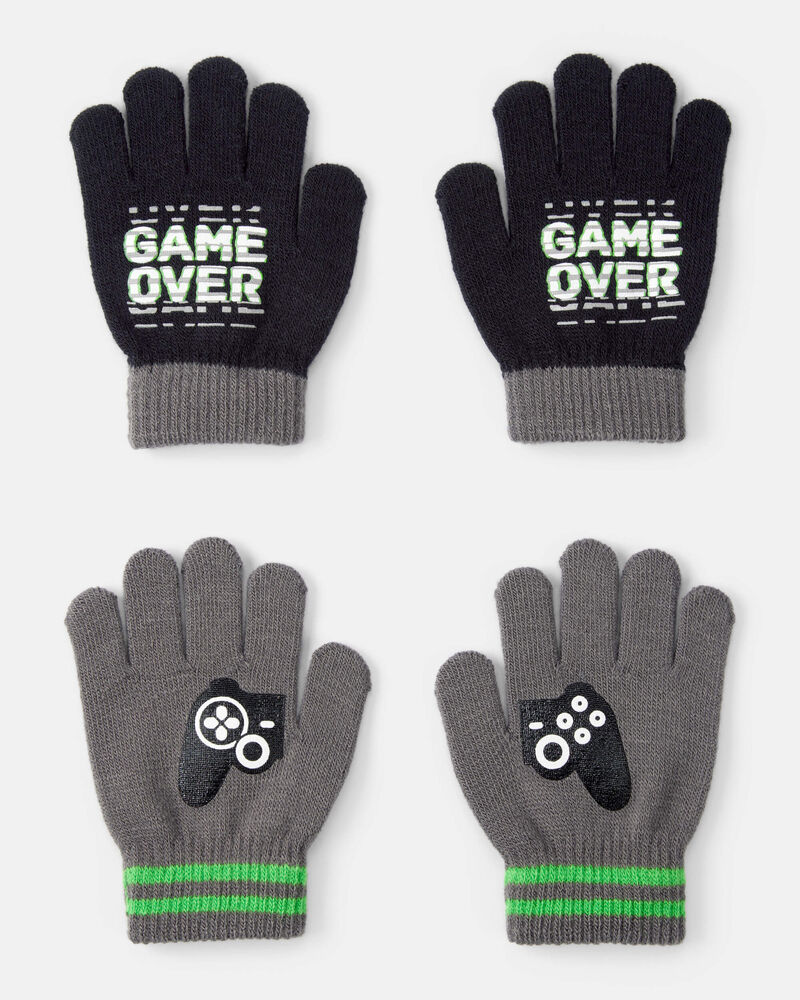 Girls KOMBI 2-Pack Knit Gloves, image 1 of 1 slides