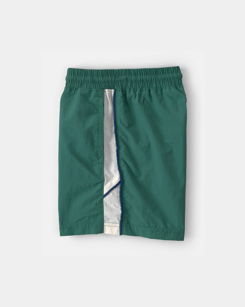 Boys Colourblock Active Shorts - Green, image 4 of 6 slides
