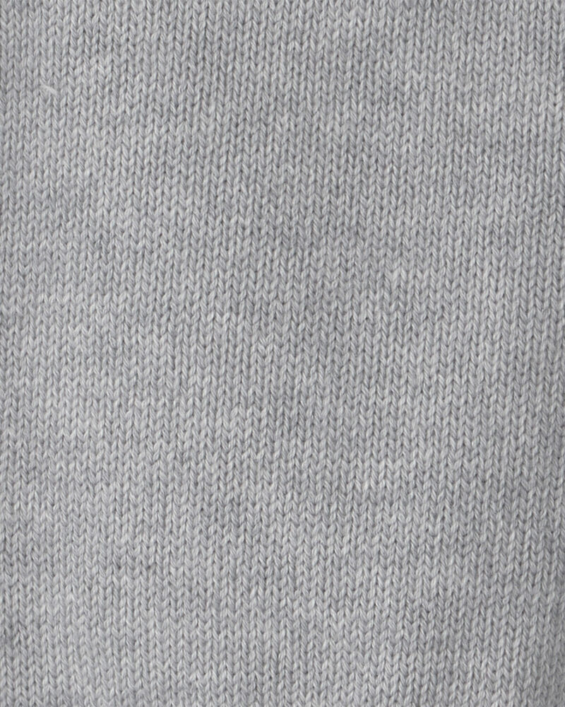 Baby Boy Organic Cotton Sweater Knit Polo, image 3 of 3 slides