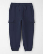 Toddler Boy Organic Cotton French Terry Cargo Pants, image 2 of 6 slides
