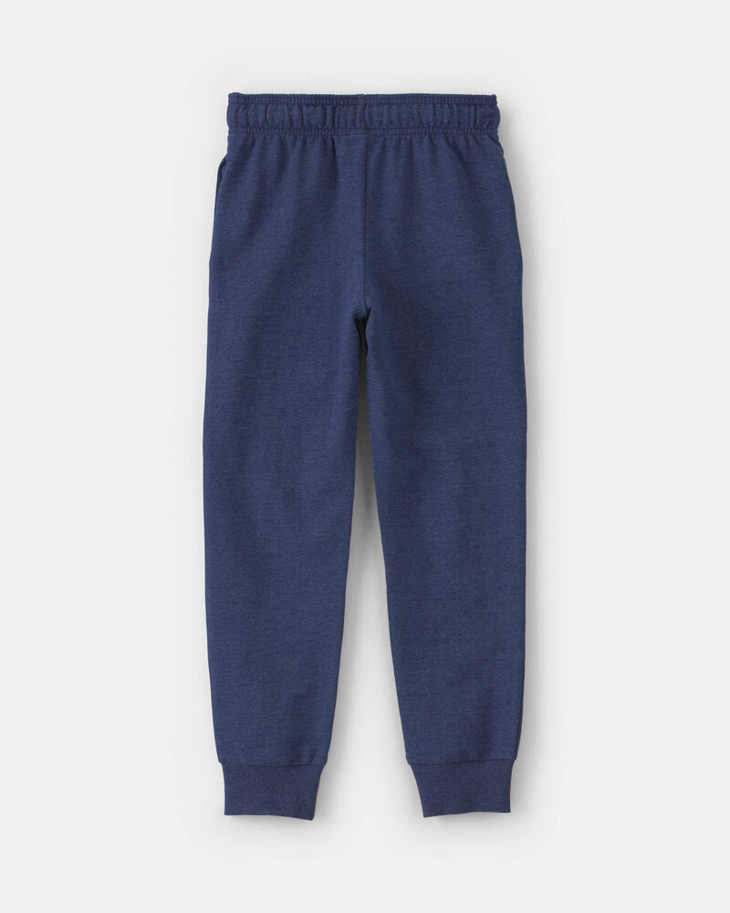 Boys French Terry Joggers - Navy Blue, image 2 of 4 slides