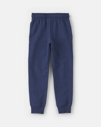 Boys French Terry Joggers - Navy Blue, 
