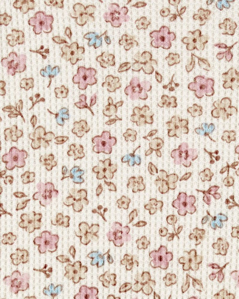 Toddler Floral Thermal Tee, image 2 of 3 slides