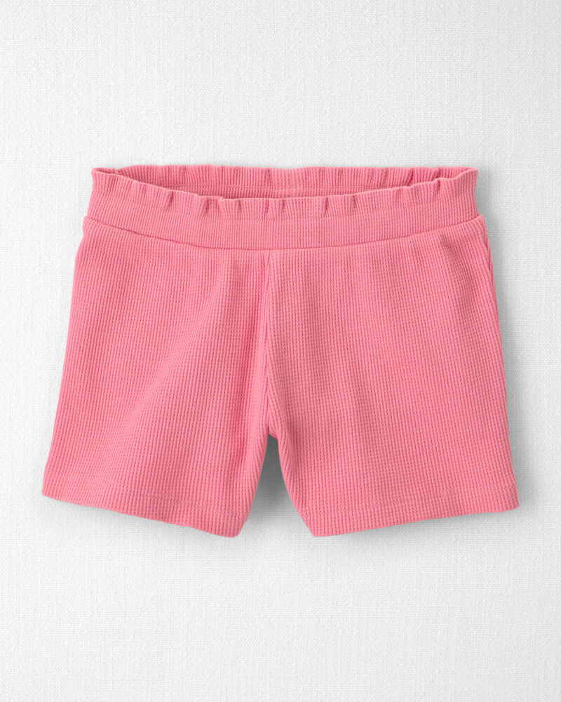 Tout-petit fille - Ensemble 2 pi&egrave;ces haut et short en coton biologique, image 2 sur 4 diapositives