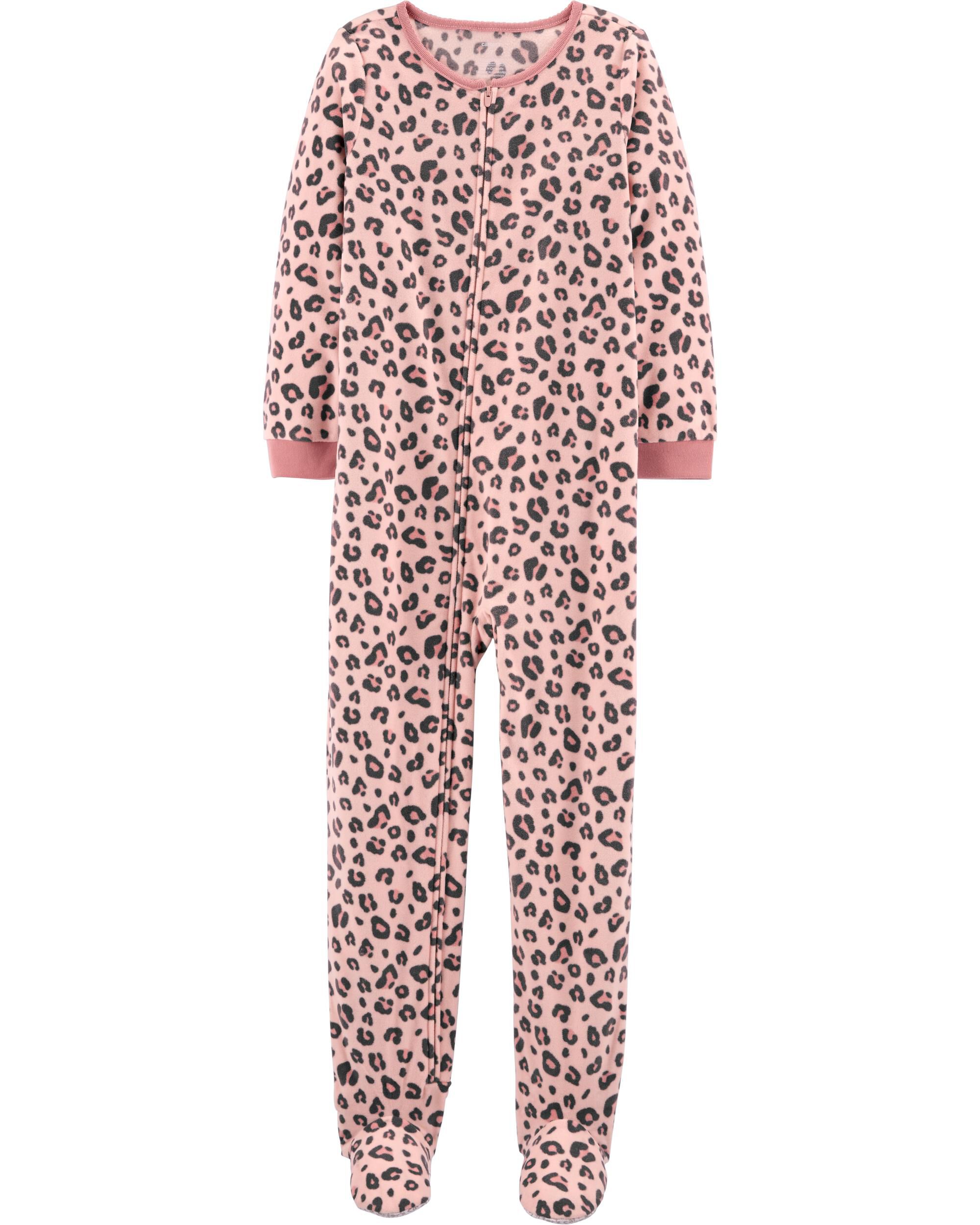 leopard baby pajamas