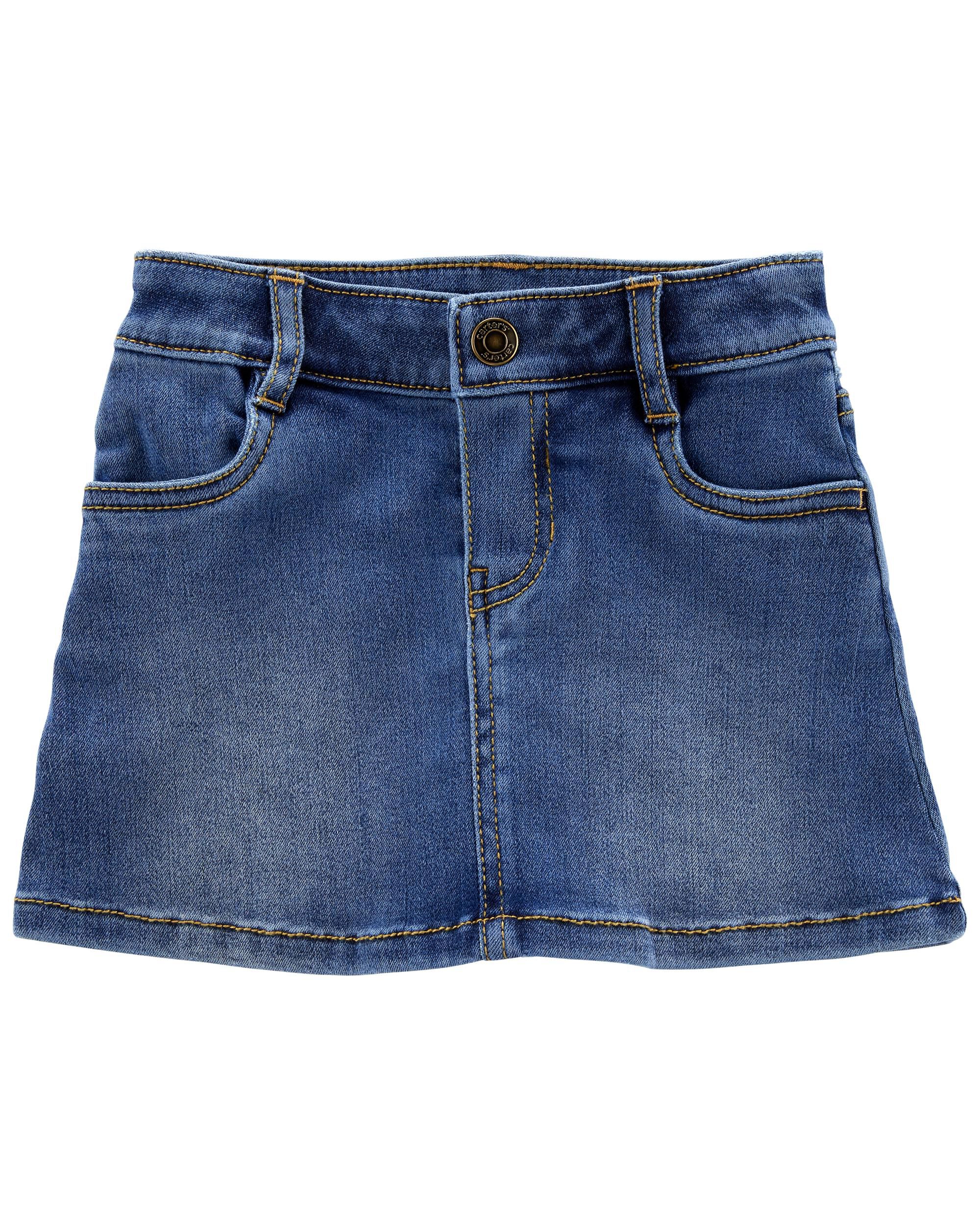 Baby jean sales skirt