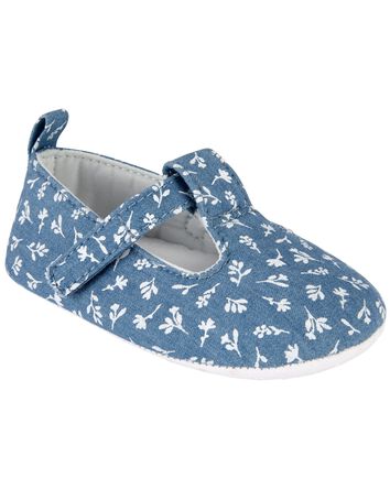 Chambray Baby Shoes, 