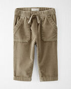 Baby Boy Organic Cotton Corduroy Pants, image 1 of 4 slides