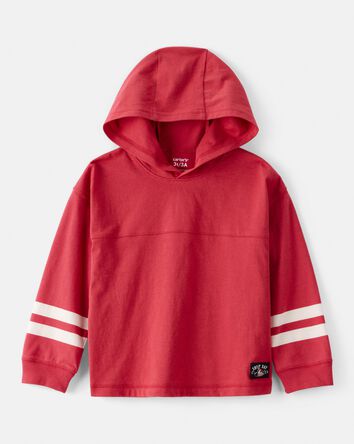 Toddler Boy Hooded Top - Red, 