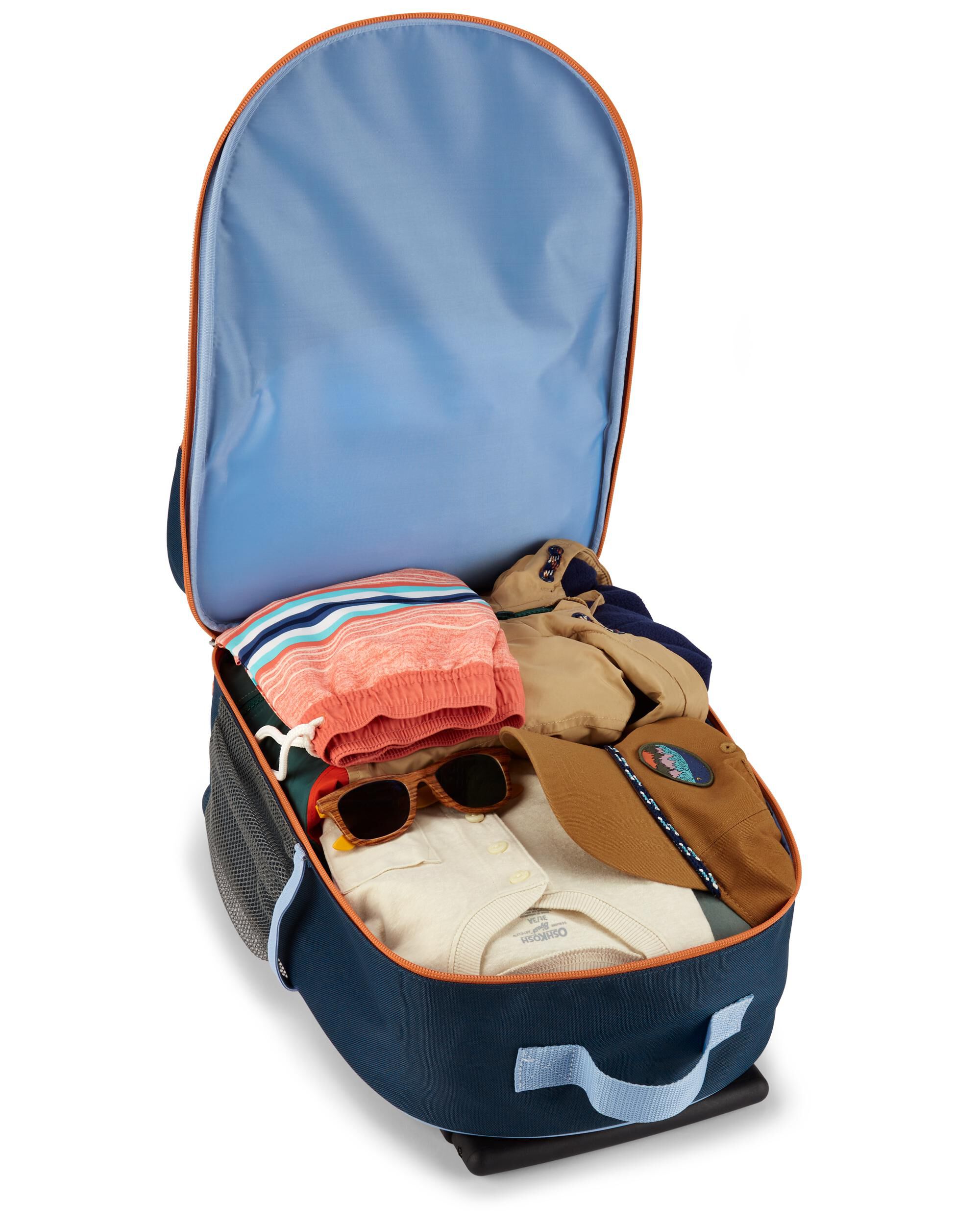 Skip Hop Spark Style Kids Carry On Rolling Luggage Rocket