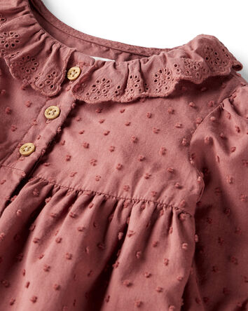 Bébé fille - Cache-couche bouffant en coton biologique, 
