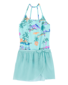 Kid Tropical 1-Piece and Sarong Set, image 1 of 5 slides