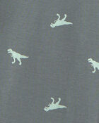 Gar&ccedil;ons - Ensemble de pyjama 4 pi&egrave;ces Dinosaure Ajust&eacute; 100 % coton - Vert/Gris, image 4 sur 4 diapositives