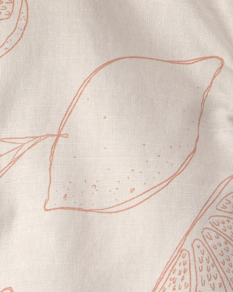 Baby Boy 2-Piece Shorts Set Made with Organic Cotton in Citrus, image 4 of 7 slides