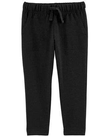 French Terry Pull-On Pants, 