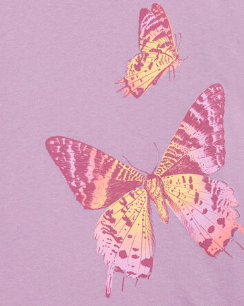 T-shirt à imprimé de papillon, 