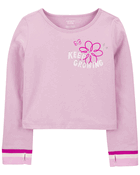 Kid Keep Growing Floral Long-Sleeve Tee, image 2 of 5 slides