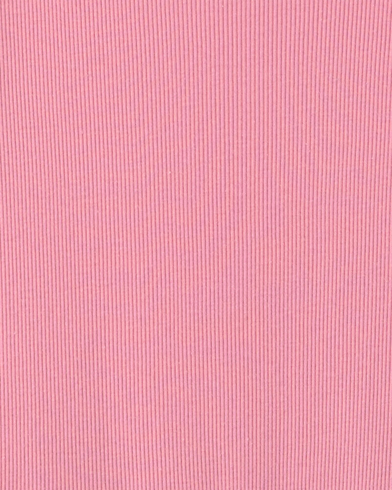 Girls Rib Long-Sleeve Dress - Pink, image 3 of 4 slides