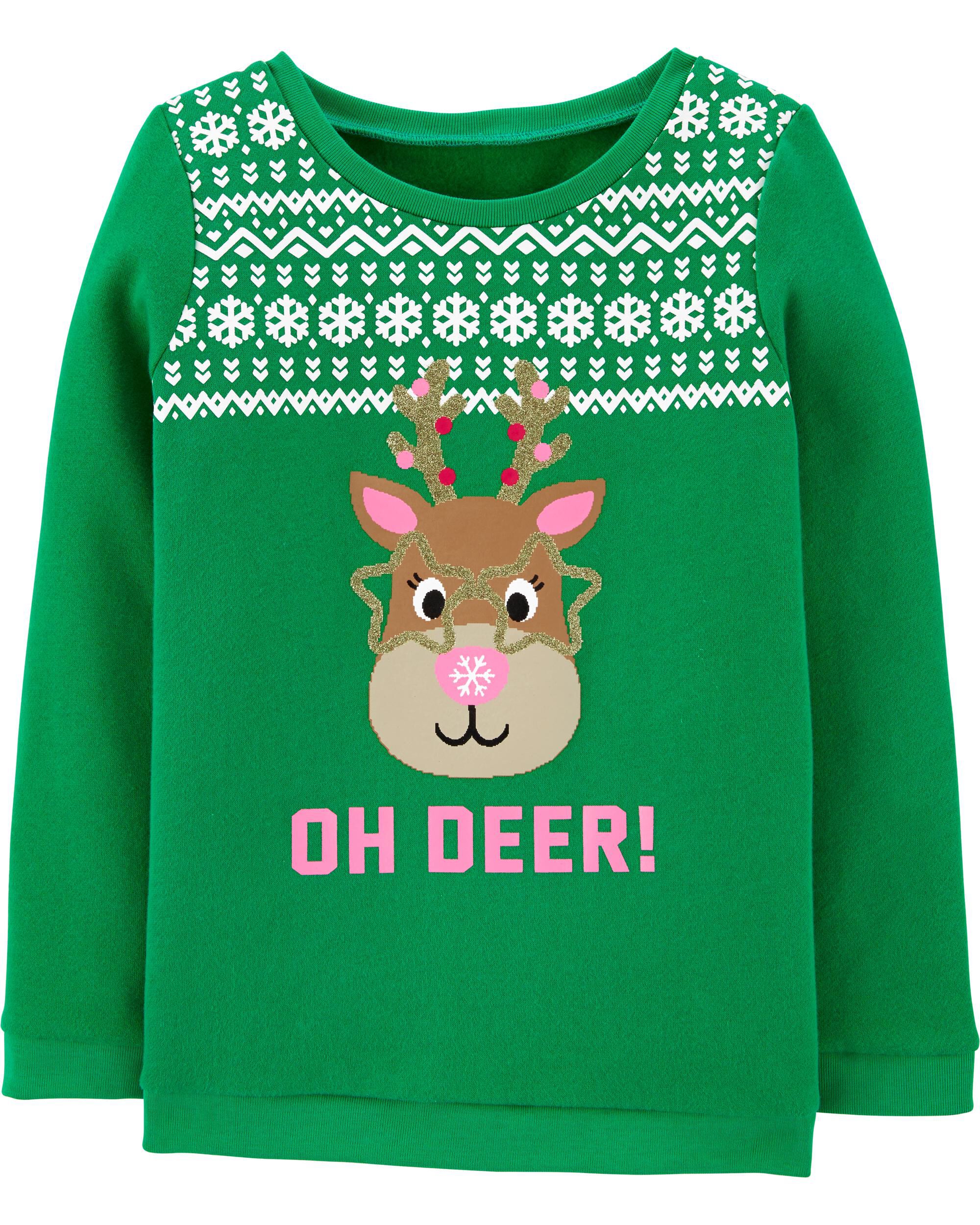 carter's reindeer sweater