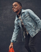 Boys Western Plaid Cotton Long-Sleeve Button-Down Shirt - Plaid, image 3 of 4 slides