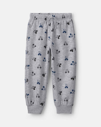 Toddler Boy 2-Piece Disney&copy; Mickey Striped Long-Sleeve Top & Pant Set - Grey/Black, 